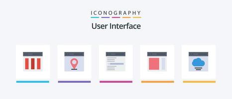 Paquete de 5 iconos planos de la interfaz de usuario, incluido el derecho. comunicación. usuario. usuario. interfaz. diseño de iconos creativos vector