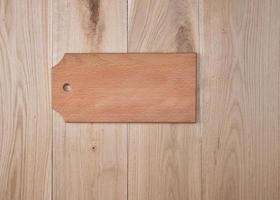 wooden rectangular cutting board photo