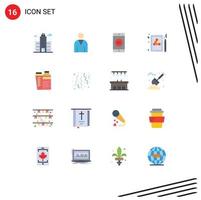 16 Creative Icons Modern Signs and Symbols of game pool user billiard left Editable Pack of Creative Vector Design Elements