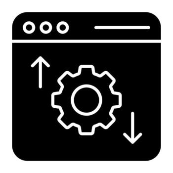 icono de diseño perfecto de configuración web vector