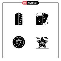 Universal Icon Symbols Group of Modern Solid Glyphs of buildings card landscape game halloween Editable Vector Design Elements