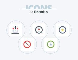 Ui Essentials Flat Icon Pack 5 Icon Design. like. favorite. plus. snap. interface vector