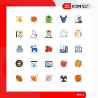 Universal Icon Symbols Group of 25 Modern Flat Colors of transmitter radio filling clothes baby Editable Vector Design Elements