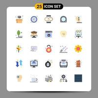 Set of 25 Modern UI Icons Symbols Signs for process home conversation heating fan Editable Vector Design Elements