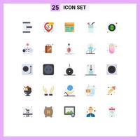 Stock Vector Icon Pack of 25 Line Signs and Symbols for drink webpage shopping web corporate Editable Vector Design Elements
