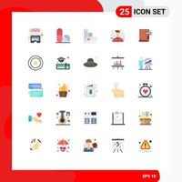 Set of 25 Modern UI Icons Symbols Signs for design paint gamepad programming development Editable Vector Design Elements