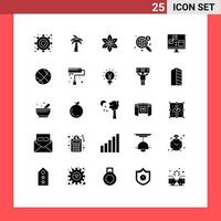 25 Creative Icons Modern Signs and Symbols of develop coding nature app wide Editable Vector Design Elements