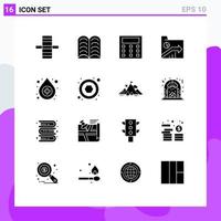 16 Creative Icons Modern Signs and Symbols of hardware help math antidote graph Editable Vector Design Elements