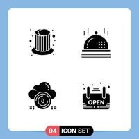 Creative Icons Modern Signs and Symbols of magic protect cap dinner data Editable Vector Design Elements