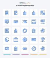 Creative Finance 25 Blue icon pack  Such As analytics. movie. mini. underground. ticket vector