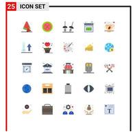 Set of 25 Modern UI Icons Symbols Signs for leaf cafe fencing coffee cup entrepreneurship Editable Vector Design Elements