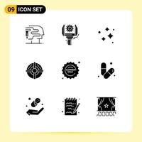 9 Creative Icons Modern Signs and Symbols of sale strategy clean arrow washing Editable Vector Design Elements