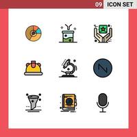 9 Creative Icons Modern Signs and Symbols of construction goods data analytics premium product best quality Editable Vector Design Elements