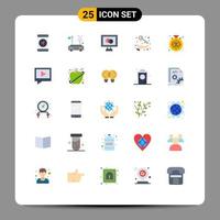 25 Creative Icons Modern Signs and Symbols of money wealth medical keys hand Editable Vector Design Elements