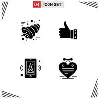 Set of Modern UI Icons Symbols Signs for autumn up thanksgiving gesture internet Editable Vector Design Elements