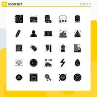 25 Creative Icons Modern Signs and Symbols of optimization engine balance computing web Editable Vector Design Elements