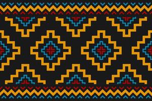 Carpet tribal pattern art. Geometric ethnic seamless pattern traditional. American, Mexican style. vector