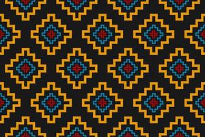 Geometric ethnic seamless pattern traditional. Aztec ethnic ornament print. Tribal pattern style. vector