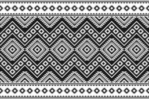 Carpet tribal pattern art. Geometric ethnic seamless pattern traditional. Aztec ethnic ornament print. vector