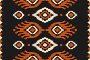 Abstract ethnic pattern art. Ikat seamless pattern traditional. American, Mexican style. vector