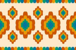 Carpet ethnic tribal pattern art. Ethnic ikat seamless pattern. American, Mexican style. vector