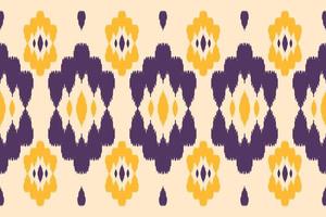Carpet ethnic ikat pattern art. Geometric ethnic ikat seamless pattern in tribal. Mexican style. vector