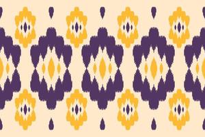 alfombra étnica patrón ikat art. patrón geométrico étnico ikat sin costuras en tribal. estilo mexicano vector