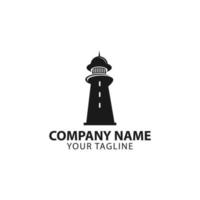 Creative Lighthouse Concept Logo Design Template,Lighthouse logo template vector