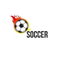 diseño de colección de plantillas de logotipo de fútbol, equipo de fútbol, ilustración vectorial.eps 10 vector