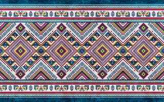 Native american pattern indian ornament pattern geometric ethnic textile texture tribal aztec pattern navajo mexican fabric seamless Vector decoration