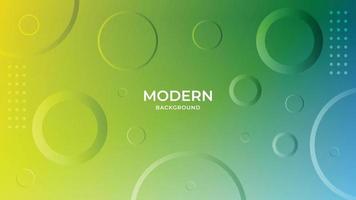 Modern Background With Circles Design Template vector