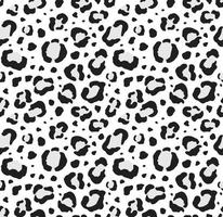 Vector seamless pattern of leopard fur print