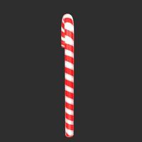 christmas cane isolated on background photo