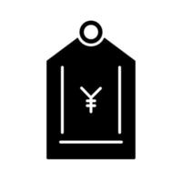 Yen Tag Vector Icon