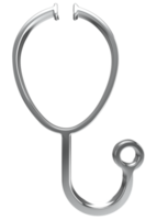 Realistic Medical stethoscope on transparent background png