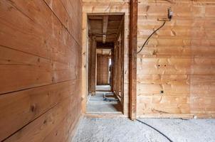 timber construction house photo