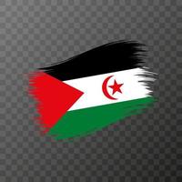 Sahrawi Arab Democratic Republic national flag. vector