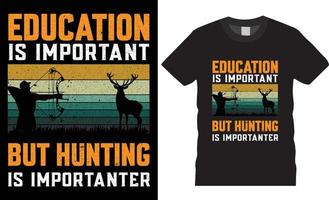 Hunting Creative T-Shirt Design Vector