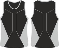 Jersey Design,  Sublimated Vest design vector