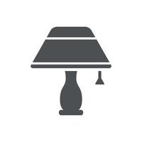 plantilla de vector de diseño de icono de lámpara de cabecera