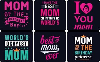 Mom Typography SVG T Shirt Design Bundle for yourself than you are in right place.  I will provide- 1. Unique and High-quality designs at an affordable price. vector