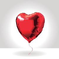 globos en forma de corazón. ilustración vectorial san valentín. Feliz día de San Valentín. vector
