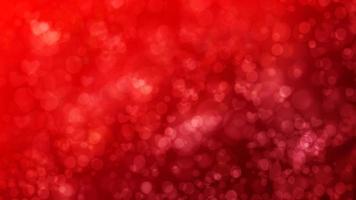 Christmas xmas background red abstract valentine, Red glitter bokeh vintage lights, Happy holiday new year, defocused. photo