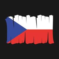 Czech Flag Brush vector