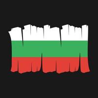 Bulgaria Flag Brush vector