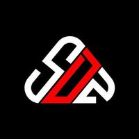 diseño creativo del logotipo de la letra sdz con gráfico vectorial, logotipo simple y moderno de sdz. vector