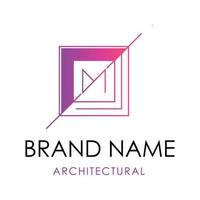 plantilla de diseño de logotipo de arquitectura y bienes raíces vector