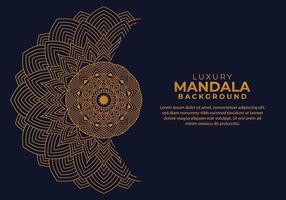 Set Luxury ornamental mandala design background, Multi-purpose golden luxury ornamental background vector