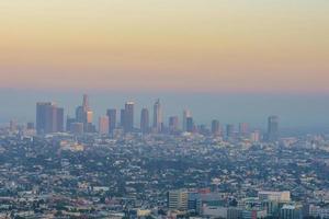 Downtown LA Los Angeles skyline cityscape California photo