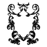 Frame ornament vector design in classic style